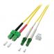 Câble optique à fibres optiques duplex OS2 LC / APC-SC / APC 1M