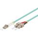 Câble à fibres optiques LC-SC OM3 2M