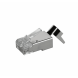Connecteur RJ45 CAT6A blindé - pour câble rigide