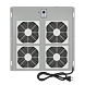 Kit de ventilation comprenant 4 ventilateurs et un thermostat adapté aux baies serveurs extérieures