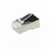 Connecteur RJ45 CAT6 + Pièce auxiliaire - pour câble rigide - blindé