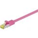 Cat7 SFTP / PIMF 0,50 m rose