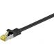 CAT7 SFTP / PIMF 0,50 m Noir