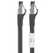 Câble RJ45 Cat8 S/FTP (PIMF) noir - 1m 