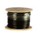 Rouleau câble DANICOM rigide extérieur noir CAT6 FTP PE (FCA) - 100m