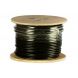 Rouleau câble rigide extérieur noir DANICOM CAT6A UTP PE (Fca) - 305m 