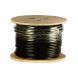 Rouleau câble rigide extérieur noir DANICOM CAT6A FTP PE (Fca) - 305m 