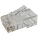 CAT5e connecteur traversant RJ45  - non blindé - pour les noyaux flexibles et rigides
