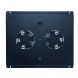 Set de 2 ventilateurs adaptés aux baies de 600 mm de profondeur