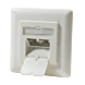CAT6A UTP / STP Box intégrée, Ivoire