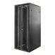 Baie de serveur 47U avec double porte perforée à l'avant et à l'arrière 800x1200x2200mm (LxPxH)