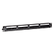 Panneau de brassage CAT6 UTP - 24 ports
