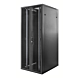 Baie de serveur 47U avec double porte perforée à l'avant et à l'arrière 800x800x2200mm (LxPxH)