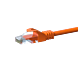 Câble Cat5e UTP 100% cuivre orange - 2m