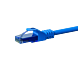 Câble CAT6A UTP 100% cuivre bleu - 5m