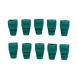 Manchon vert de câble RJ45 - 10 pièces