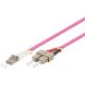 Câble à fibre optique LC-SC OM4 1M