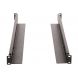 Jeu de profils en L extensibles pour baies de 800-1000 mm de profondeur