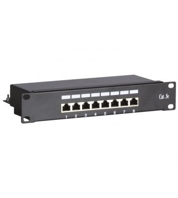 Panneau de brassage de 10 pouces  FTP Cat5e - 8 ports