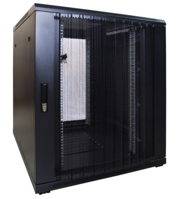 Mini baie de serveur 12U avec porte perforée 800x1200x720mm (LXPXH)