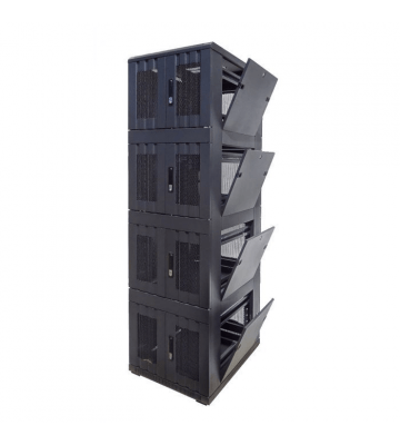 Baie serveur de colocation 42U avec porte perforée- 4x9U - 800x1000x2000mm (LxPxH)