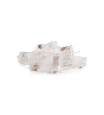 Connecteur RJ45 Cat5e - pour câble flexible et rigide - non blindé - 10 pièces