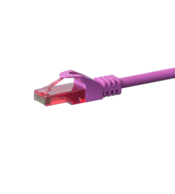 Câble CAT6 UTP 100% cuivre rose - 5m