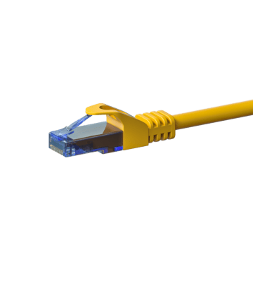 Câble CAT6A UTP 100% cuivre jaune - 2m