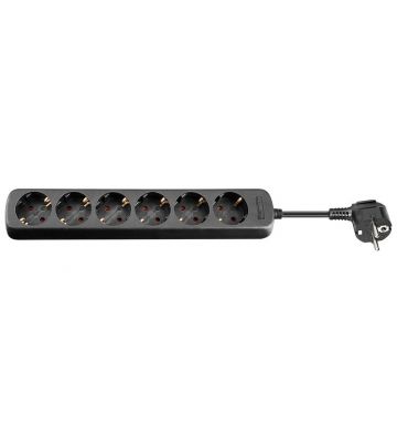 Socket 6 fois 1,50 m noir