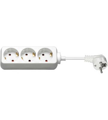 Socket 3 fois 1,50m blanc