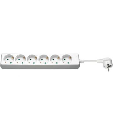 Socket 6 fois 3M blanc