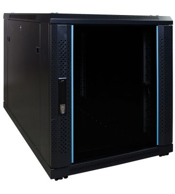 Mini baie de serveur 12U avec porte en verre 600x1000x720mm (LXPXH)