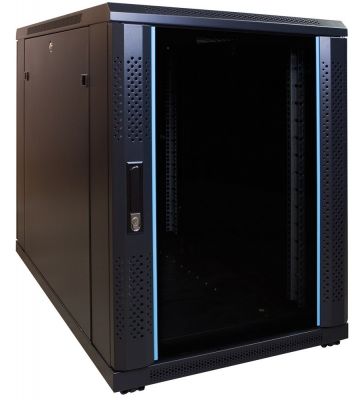 Mini baie de serveur 15U avec porte en verre 600x1000x860mm (LXPXH)