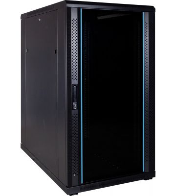Baie de serveur 22U avec porte en verre 600x1000x1200mm (LXPXH)