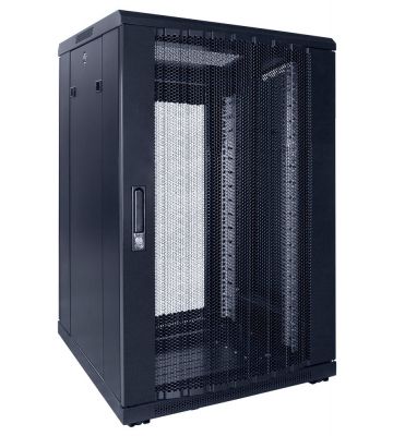 Baie de serveur de 18U avec porte perforée 600x600x1000mm (LXPXH)