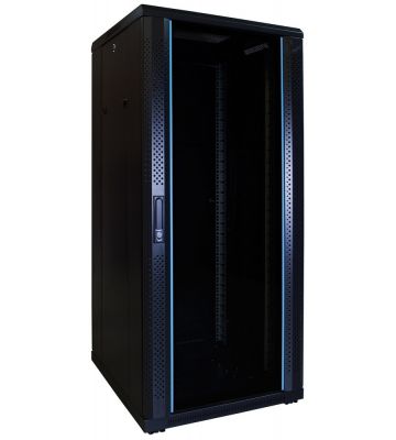 Baie de serveur 27U avec porte en verre 600x600x1400mm (LXPXH)