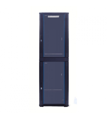 Baie serveur de colocation 42U avec porte en verre- 2x20U - 600x600x2000mm (LxPxH)