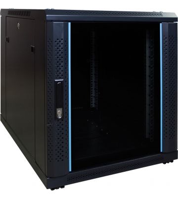 Mini baie de serveur 12U avec porte en verre 600x600x720mm (LXPXH)