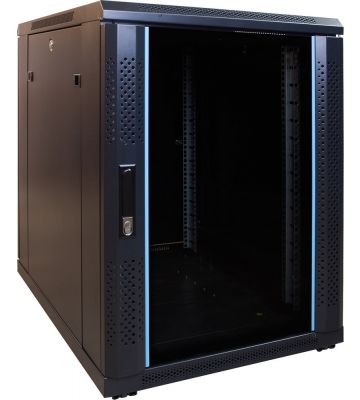 Mini baie de serveur 15U avec porte en verre 600x800x860mm (LXPXH)