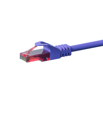 Câble CAT6 UTP 100% cuivre violet - 5m