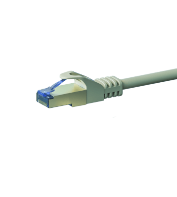 Câble CAT6A S/FTP (PIMF) 100% cuivre gris - 2m