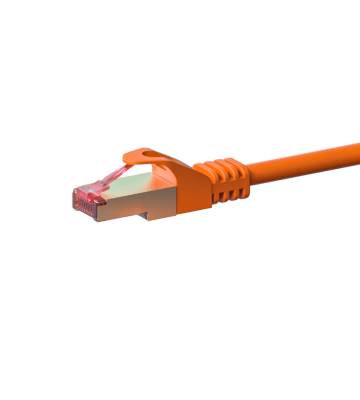 Câble CAT6 SSTP / PIMF Orange - 5m
