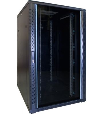 Baie de serveur 27U avec porte en verre 800x1000x1400mm (LXPXH)