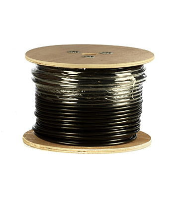 Rouleau câble DANICOM rigide extérieur noir CAT6 FTP PE (FCA) - 50m