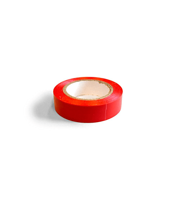 Ruban isolant Rouge 10 mètres