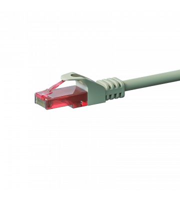 Câble CAT6 UTP 100% cuivre gris - 1m