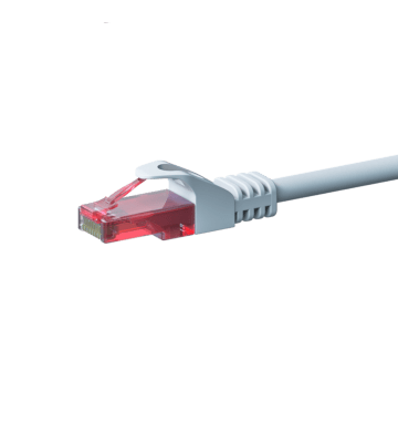 Câble patch UTP CAT6 0,15 m blanc - 100 % cuivre