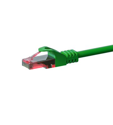 Câble patch UTP CAT6 0,15 m vert - 100 % cuivre