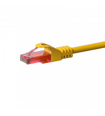 Câble CAT6 UTP 100% cuivre jaune - 30m