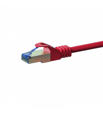 Câble CAT6A S/FTP (PIMF) 100% cuivre rouge - 0.25m